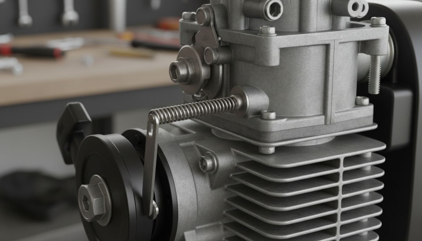 Schéma Montage du ressort régulateur sur moteur briggs et stratton