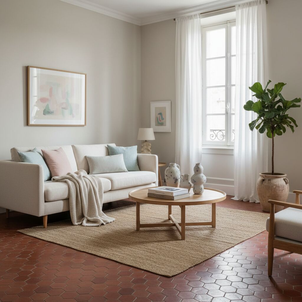 Découvrez quelles couleurs s'harmonisent parfaitement avec la tomette rouge pour sublimer votre intérieur et créer une ambiance chaleureuse et élégante.